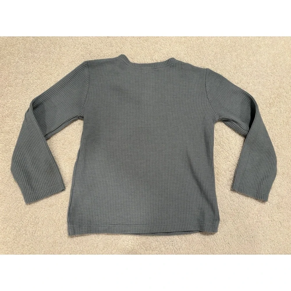 Carter's‎ Little Planet Waffle Long Sleeve 5T Blue Shirt